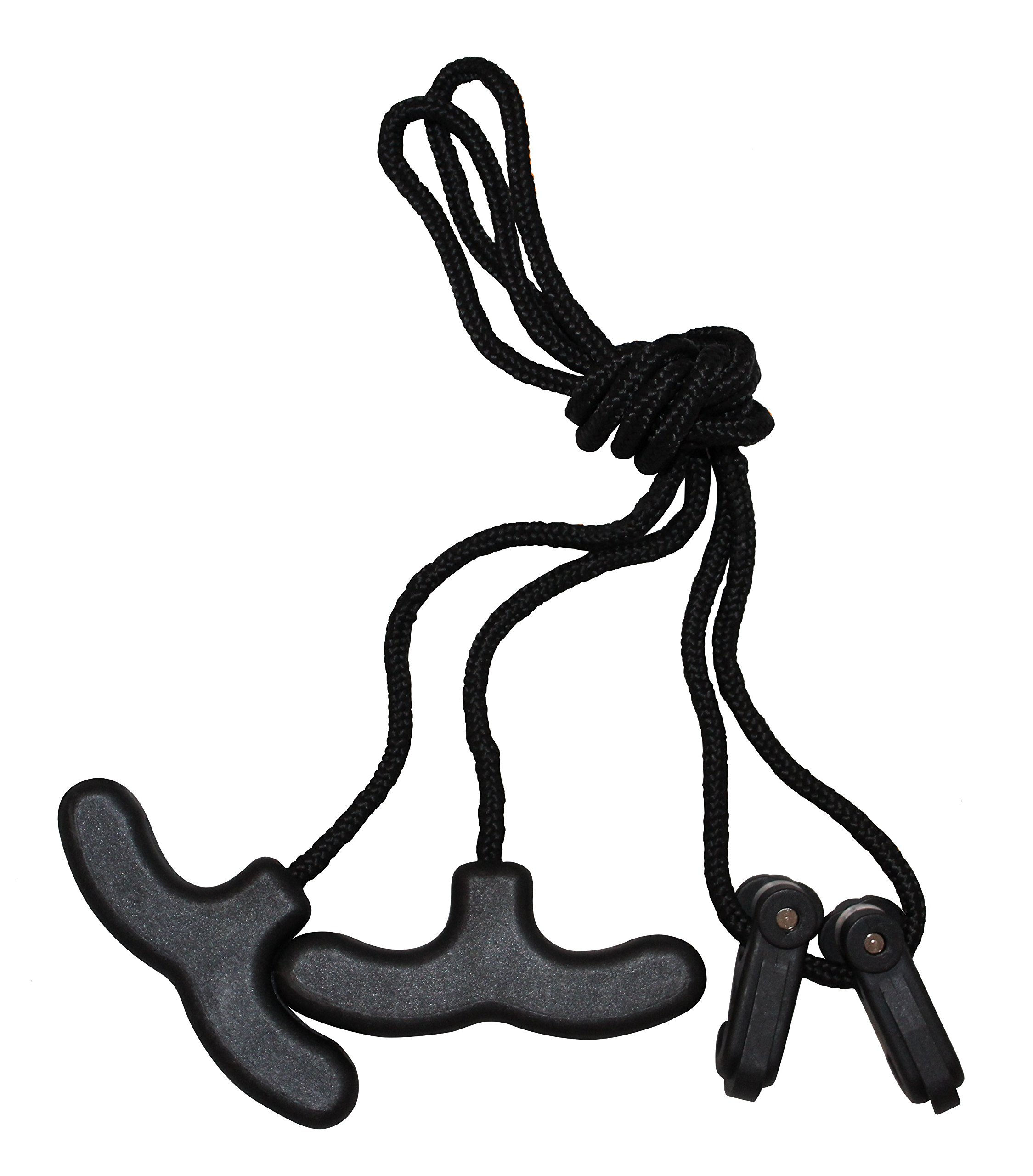 Dead Ringer Crossbow Cocking Rope, Quiet Roller Glide Hooks, Reduces Draw Weight by 50 Percent, Black