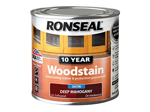 Ronseal - 10 Year Woodstain Deep Mahogany 250ml