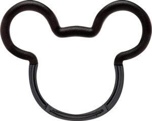 petunia pickle bottom mickey mouse stroller hook | black | for all strollers or shopping carts | for carrying diaper bags, book bags, and purses | disney fun