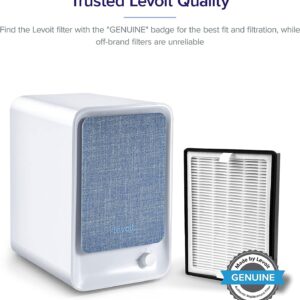 LEVOIT LV-H126 Air Purifier Replacement Filter, High-Efficiency Activated Carbon Filter, 3 Extra Pre-Filters, LV-H126-RF,Black