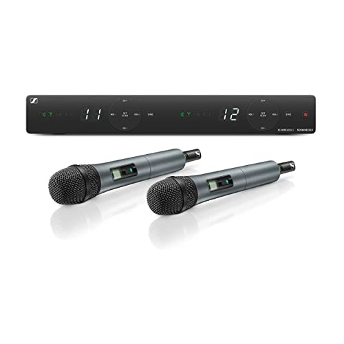 Sennheiser Pro Audio XSW 1-825 DUAL-A Channel Wireless Microphone System,Black