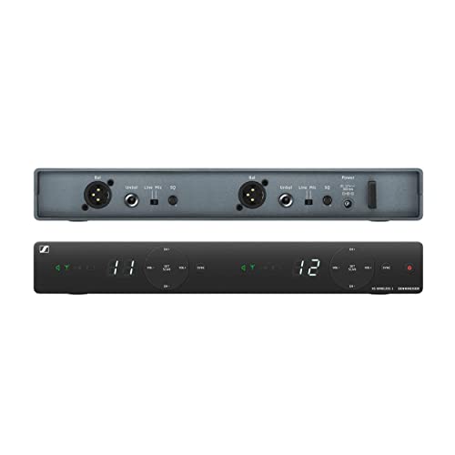 Sennheiser Pro Audio XSW 1-825 DUAL-A Channel Wireless Microphone System,Black