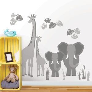 WallPops WPK2670 Wild about You Art Kit Wall Decal, Gray