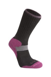 bridgedale women's cross country ski - merino endurance socks, black, small