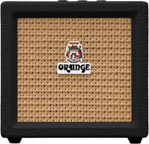 orange crush mini guitar amplifier combo 3 watts, black