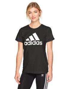 adidas womens badge of sport graphic tee black x-small