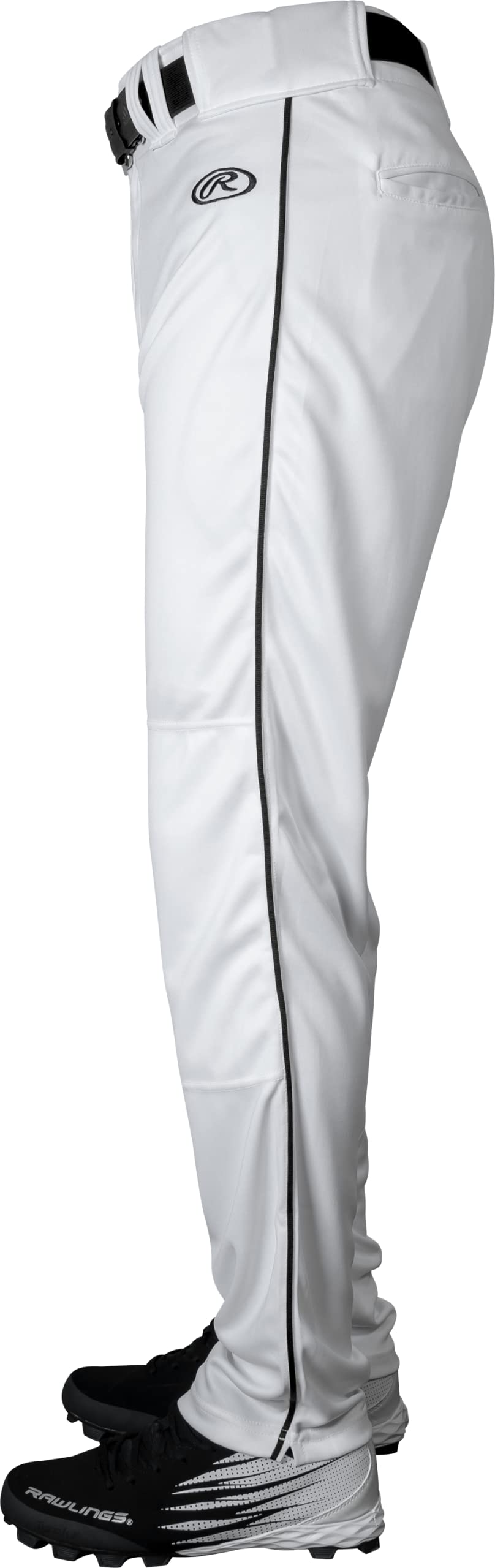 Rawlings Boys Ylnchsrp-w/B-89 Pant, White/Black, Medium US