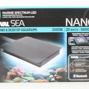 Fluval SEA Marine Nano LED Aquarium Lighting with Bluetooth, 20 Watts,Glass