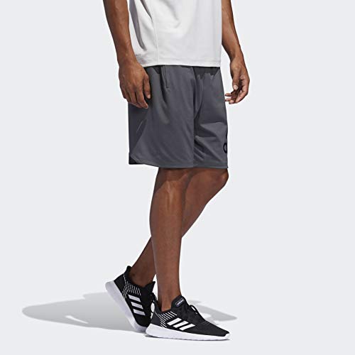 adidas Men's 4KRFT Sport 9-Inch Short Badge of Sport Gray X-Large