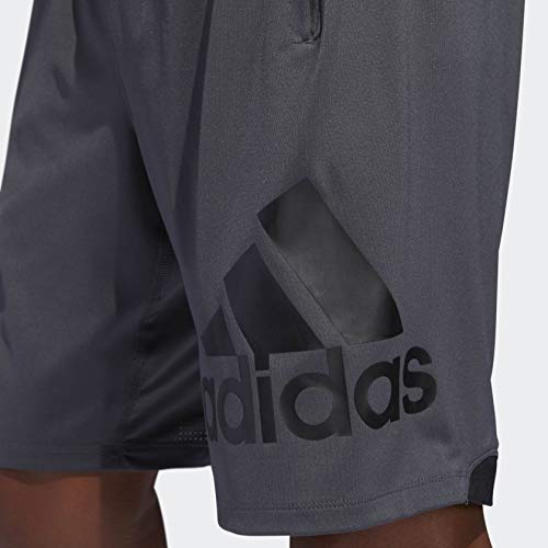 adidas Men's 4KRFT Sport 9-Inch Short Badge of Sport Gray X-Large