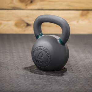 Lifeline Kettlebell Weight – 24 kg/53 lb , Black