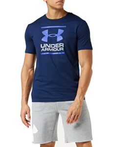 under armour men's ua gl foundation short sleeve t-shirt xl navy