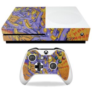 mightyskins skin compatible with microsoft xbox one s - amore | protective, durable, and unique vinyl decal wrap cover | easy to apply, remove, and change styles | made in the usa