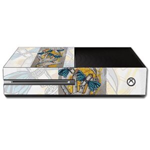 mightyskins skin compatible with microsoft xbox one - insane in the brain | protective, durable, and unique vinyl decal wrap cover | easy to apply, remove, and change styles | made in the usa