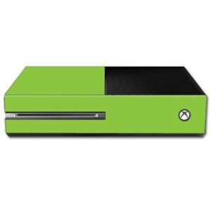 MightySkins Skin Compatible with Microsoft Xbox One - Solid Lime Green | Protective, Durable, and Unique Vinyl Decal wrap Cover | Easy to Apply, Remove, and Change Styles | Made in The USA