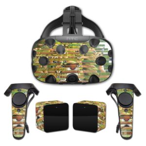 mightyskins skin compatible with htc vive full coverage - hunter and prey | protective, durable, and unique vinyl decal wrap cover | easy to apply, remove, and change styles | made in the usa