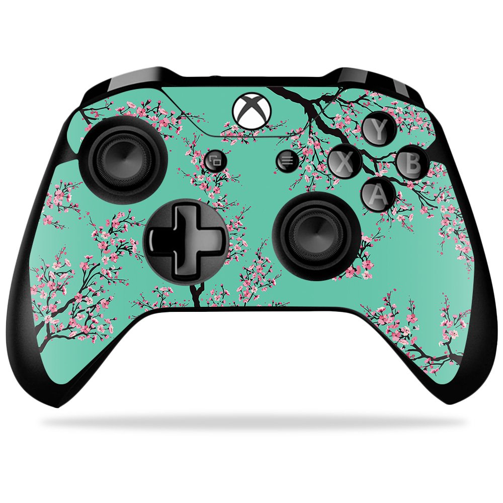 MightySkins Skin Compatible with Microsoft Xbox One X Controller - Cherry Blossom Tree | Protective, Durable, and Unique Vinyl wrap Cover | Easy to Apply, Remove, and Change Styles | Made in The USA