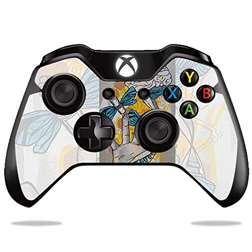 MightySkins Skin Compatible with Microsoft Xbox One or One S Controller - Insane in The Brain | Protective, Durable, and Unique Vinyl wrap Cover | Easy to Apply, Remove | Made in The USA