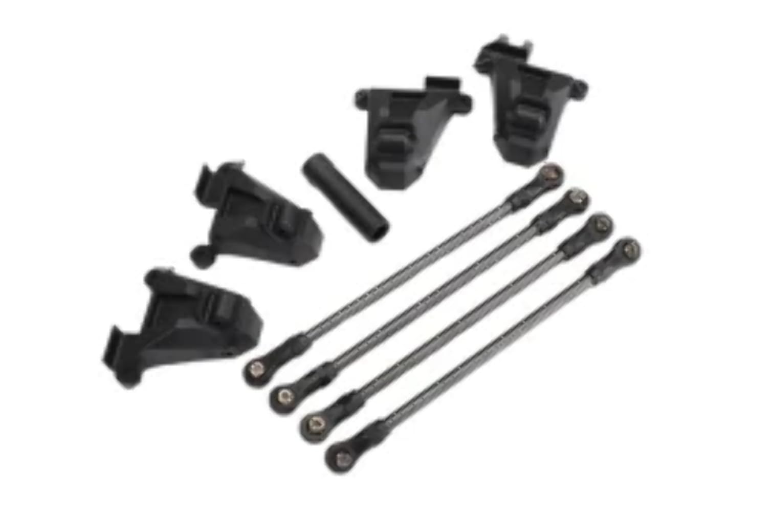 Traxxas Chassis Conversion kit, TRX-4 (Short to Long wheelbase) (Includes Rear Upper & Lower Suspension Links, Front & Rear Shock Towers, Long Female Half Shaft)