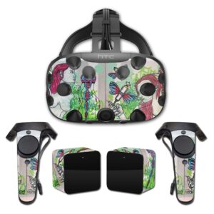 mightyskins skin compatible with htc vive full coverage - modern technology | protective, durable, and unique vinyl decal wrap cover | easy to apply, remove, and change styles | made in the usa