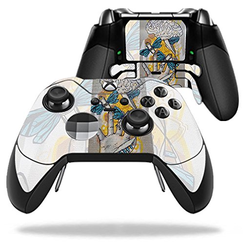 MightySkins Skin Compatible with Microsoft Xbox One Elite Controller - Insane in The Brain | Protective, Durable, and Unique Vinyl wrap Cover | Easy to Apply, Remove | Made in The USA