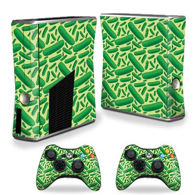 MightySkins Skin Compatible with X-Box 360 Xbox 360 S Console - Pickles | Protective, Durable, and Unique Vinyl Decal wrap Cover | Easy to Apply, Remove, and Change Styles | Made in The USA