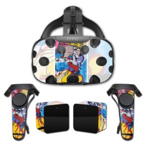 mightyskins skin compatible with htc vive full coverage - kings reign | protective, durable, and unique vinyl decal wrap cover | easy to apply, remove, and change styles | made in the usa