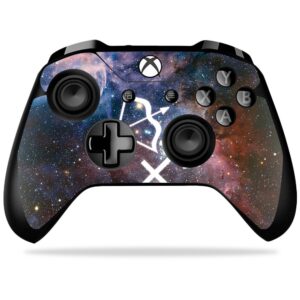 mightyskins skin compatible with microsoft xbox one x controller - sagittarius | protective, durable, and unique vinyl decal wrap cover | easy to apply, remove, and change styles | made in the usa