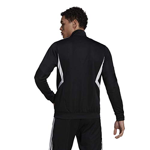 adidas Men’s Alphaskin Tiro Training Jacket, Black/White, Small