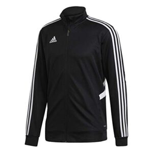 adidas Men’s Alphaskin Tiro Training Jacket, Black/White, Small