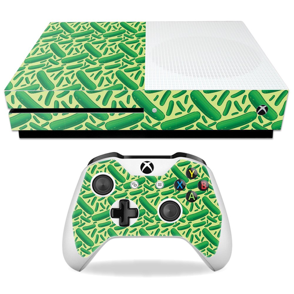 MightySkins Skin Compatible with Microsoft Xbox One S - Pickles | Protective, Durable, and Unique Vinyl Decal wrap Cover | Easy to Apply, Remove, and Change Styles | Made in The USA