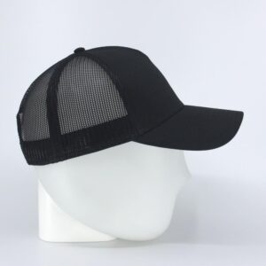 Plain Two Tone Cotton Twill Mesh Adjustable Trucker Baseball Cap