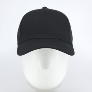 Plain Two Tone Cotton Twill Mesh Adjustable Trucker Baseball Cap