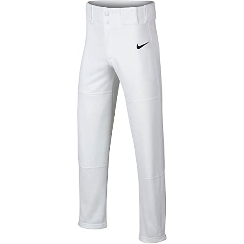 Nike Boys Core Open Hem Pants L White | Black