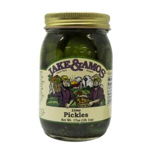 Jake & Amos Lime Pickles 17 oz. Jar (2 Jars)