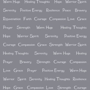 WOLF CREEK BLANKET - Compassion Blanket (Brand)- Strength Courage Super Soft Warm Hugs, Get Well Gift Blanket Plush Healing Thoughts Positive Energy Love & Hope with Fluffy Comfort (50x 65)