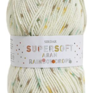 Sirdar Supersoft Aran Rainbow Drops - 100g After Eight (854)