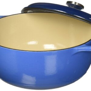 Lodge Logic Cast Iron Dutch Oven 10.5 in. 6 qt. Blue