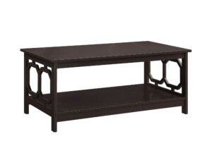 convenience concepts omega coffee table, espresso