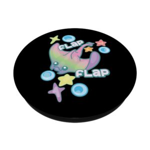 Flap Flap Stingray PopSockets PopGrip: Swappable Grip for Phones & Tablets