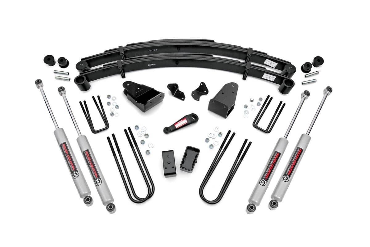 Rough Country 4" Suspension Lift Kit for 1987-1997 Ford F-250 4WD - 490-87UP30