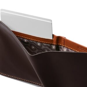 Bellroy Hide & Seek Wallet (Slim Leather Bifold Design, RFID Protected, Holds 5-12 Cards, Coin Pouch, Flat Note Section, Hidden Pocket) - Java