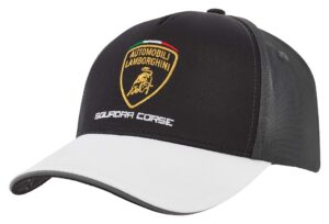 lamborghini 2020 adult squadra corse travel cap black/grey/white