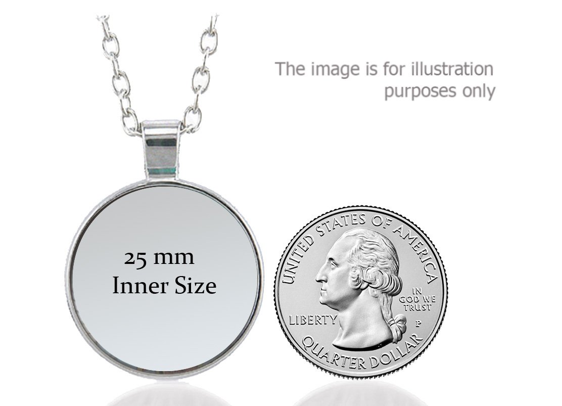 St Margaret of Scotland Religious Necklace Round Medal