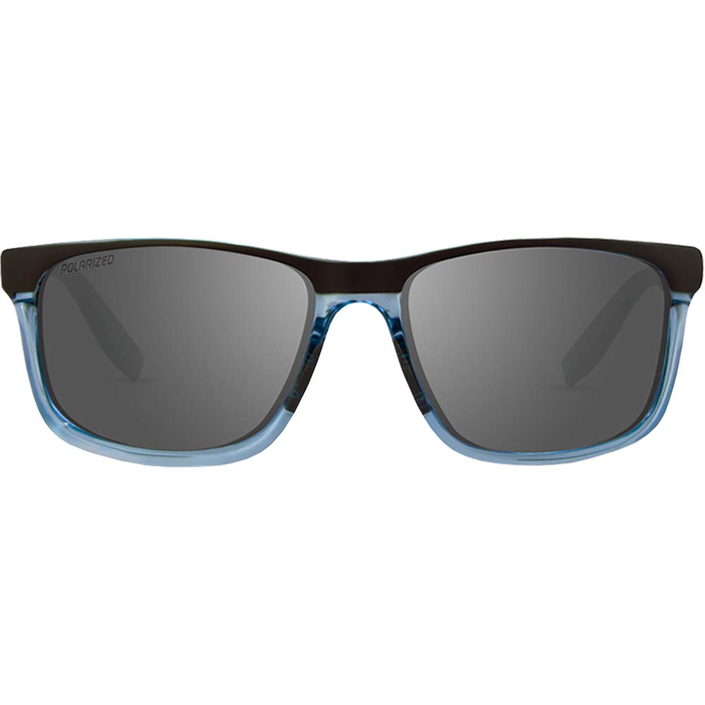 Epoch Eyewear Delta Sunglasses 2 Pair Crystal Blue Black Frame Smoke Lens Blue Mirror Lens