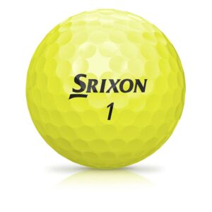 Srixon Soft Feel Golf Balls, Yellow (One Dozen)