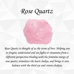 Top Plaza Natural Rose Quartz Healing Crystal Necklace Silver Life Tree Wire Wrapped Heart Shape Stone Pendant for Women Ladies Mothers Day Gifts