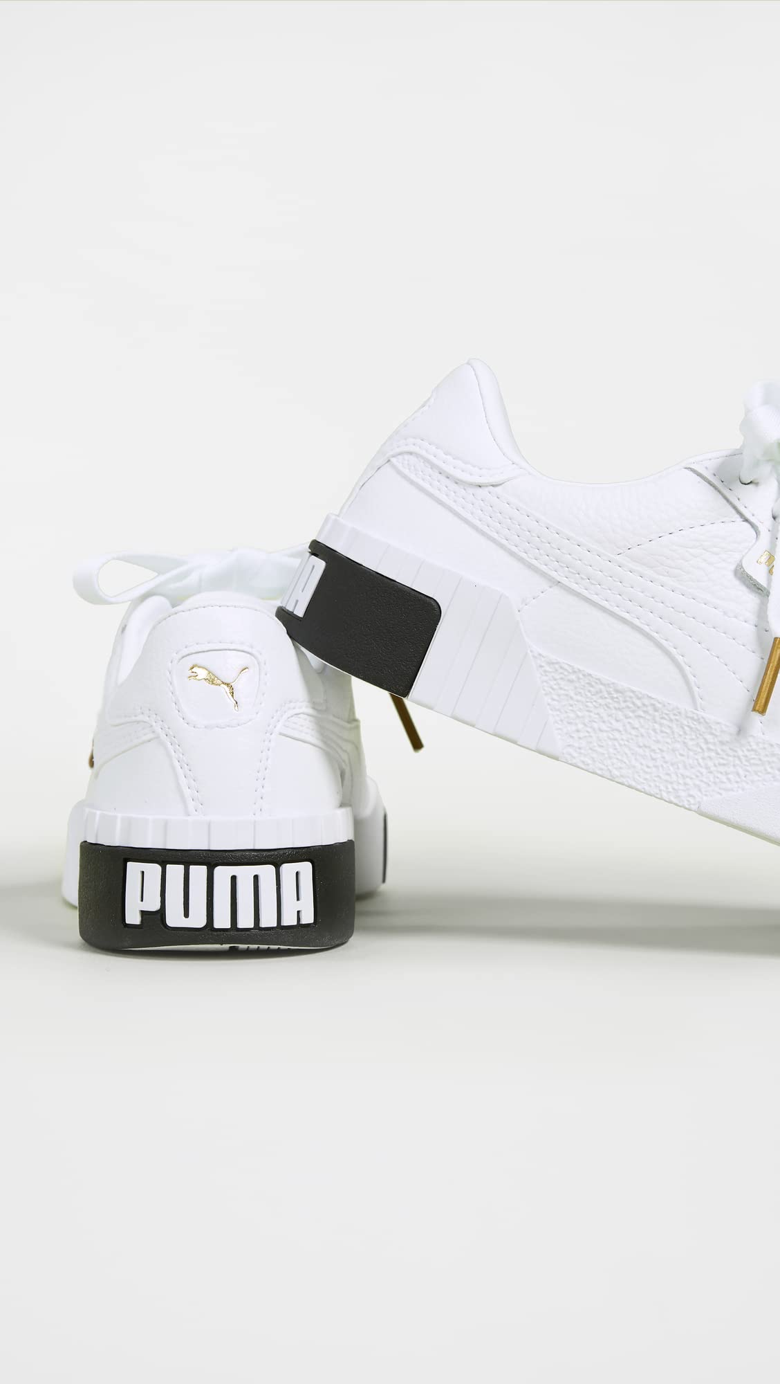 PUMA Womens Cali Sneaker, PUMA Womens white-PUMA Womens black, 6