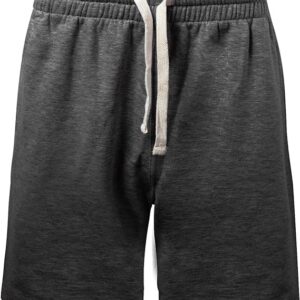 PROGO USA Men’s Shorts – Classic Fleece Workout Shorts - Men Shorts Casual with Elastic Waist (Charcoal, X-Large)