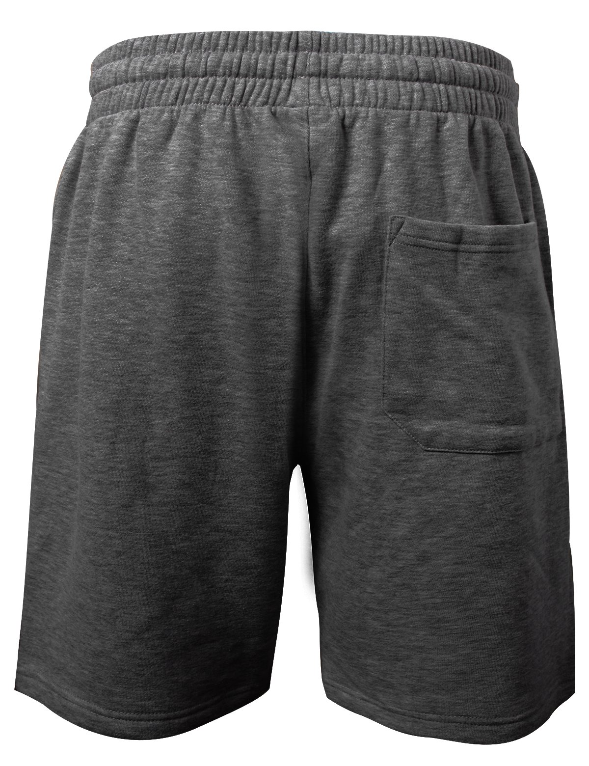 PROGO USA Men’s Shorts – Classic Fleece Workout Shorts - Men Shorts Casual with Elastic Waist (Charcoal, X-Large)